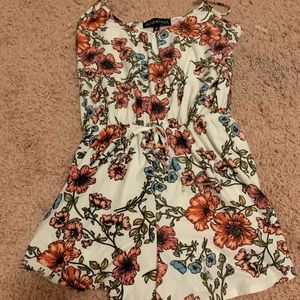 super cute flower romper